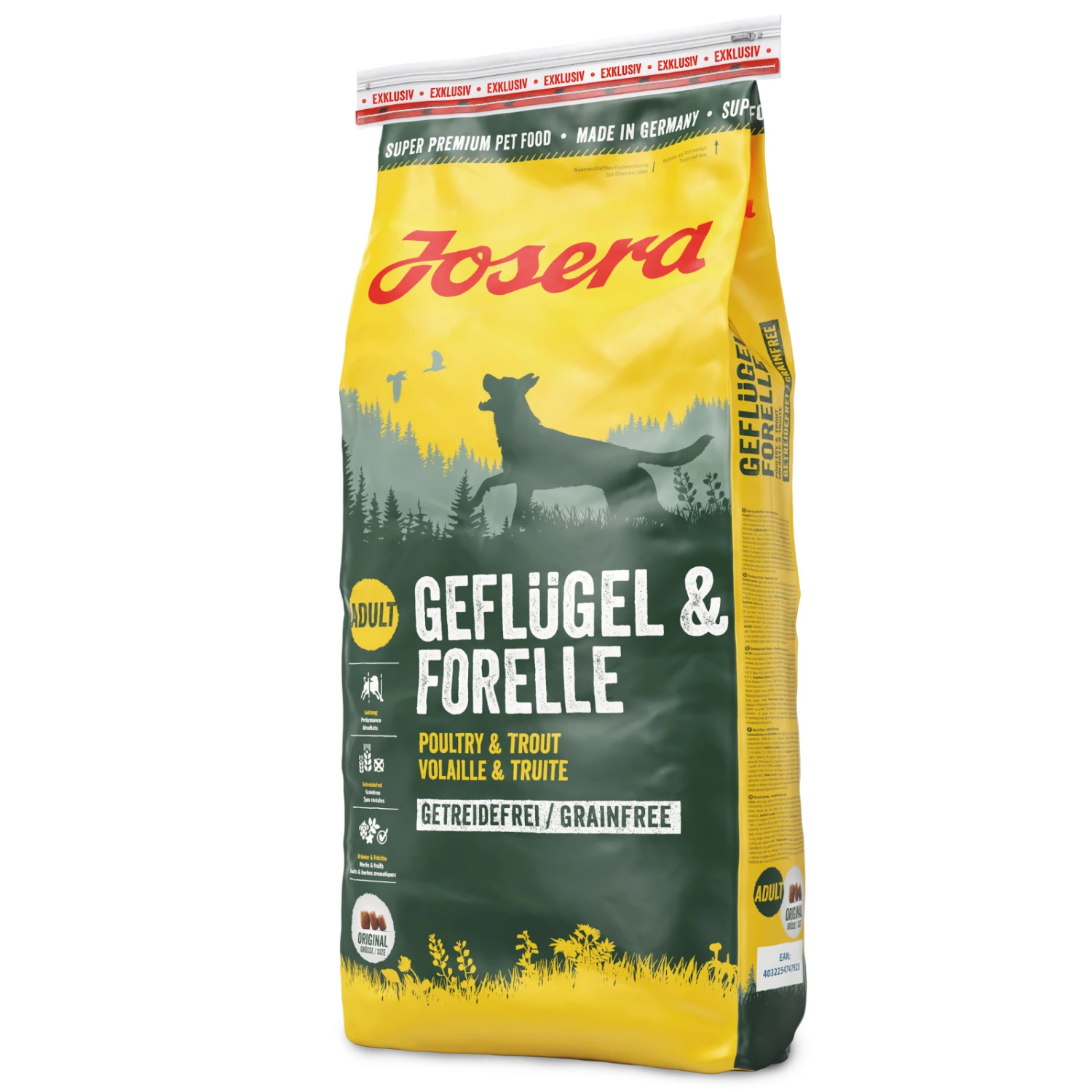 Josera Geflügel & Forelle 15kg 1 Josera Geflügel & Forelle 15kg