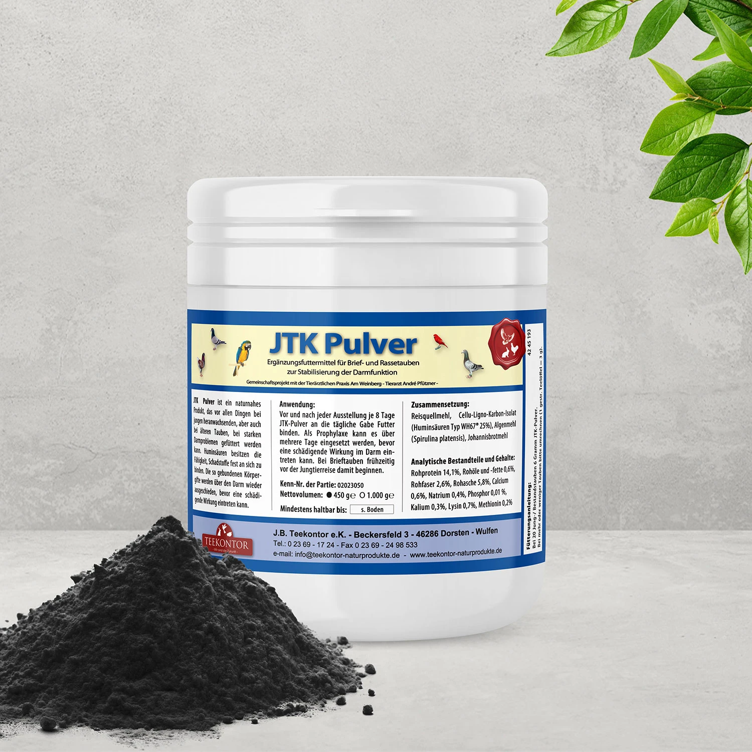 Teekontor JTK Pulver 450g 1 Teekontor JTK Pulver 450g