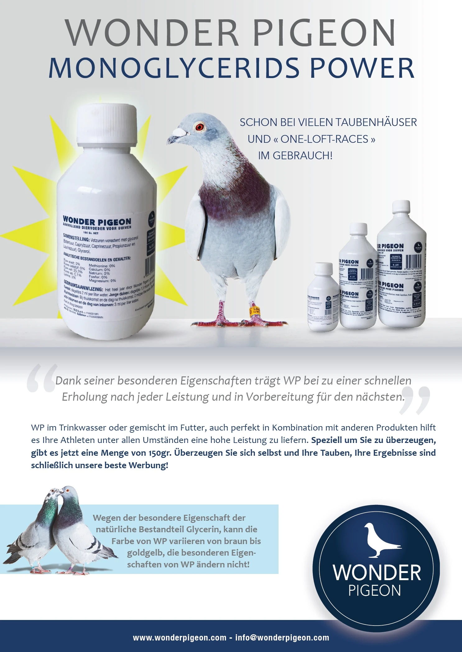 Wonder Pigeon 1000ml 2 Wonder Pigeon 1000ml – Bild 2